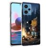 Chill Guy-Meme Phone Case For Redmi Note 13 12 14 15 Pro Plus 13R 11 11T 11E 11S 10 Pro 10S 9 9S Cover Cell Clear TPU Capa Cases
