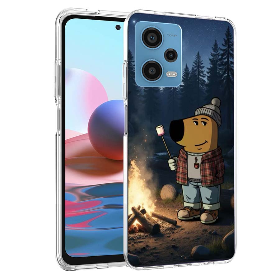 Chill Guy-Meme Phone Case For Redmi Note 13 12 14 15 Pro Plus 13R 11 11T 11E 11S 10 Pro 10S 9 9S Cover Cell Clear TPU Capa Cases
