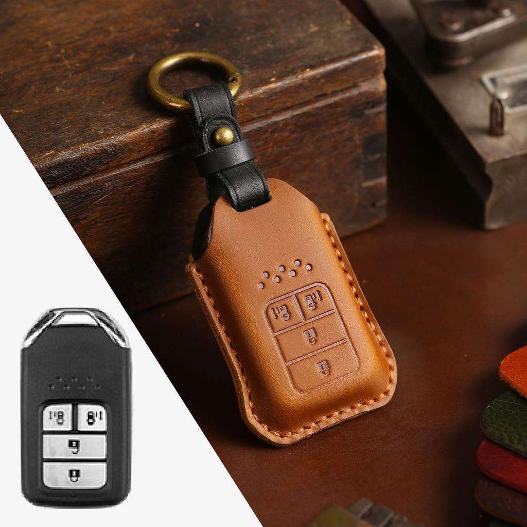 Suitable for Honda key case CRV Lingpai XRV 10th generation Civic Accord Crown Fit leather car key case