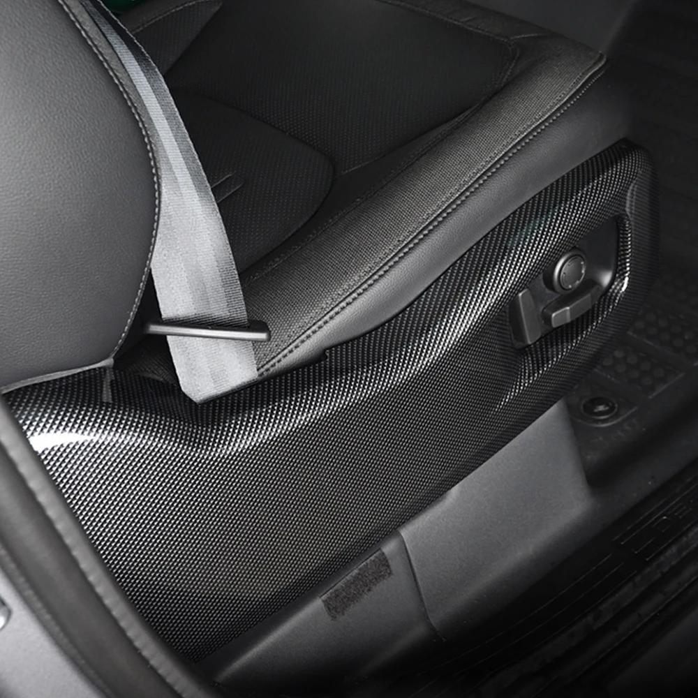 For Land Rover Defender 90 110 2020 2021 2022 Car Seat Adjustment Protection Frame Seat Button Anti-scratch Decorative Sticker