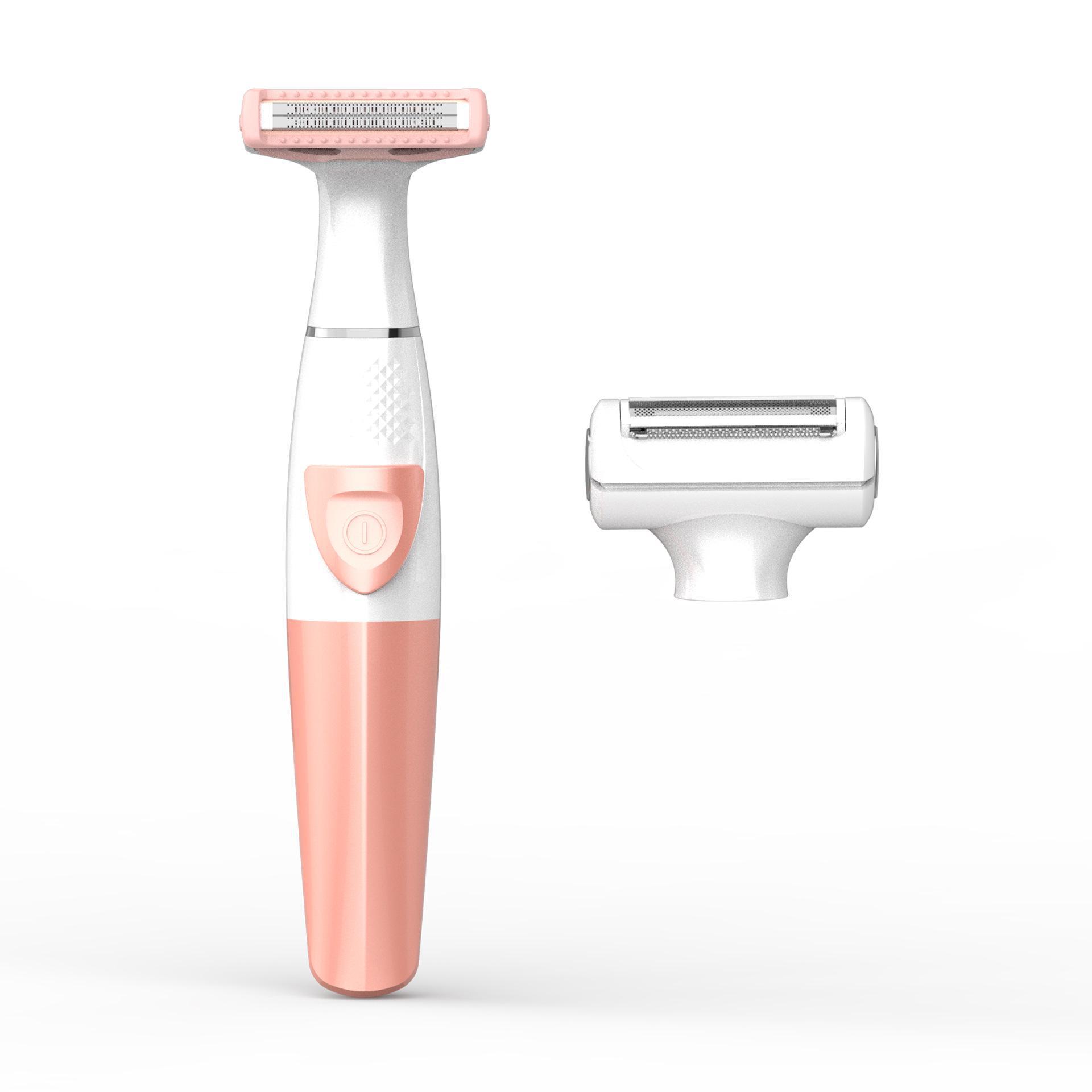 

Многофункциональная электробритва для мужчин и женщин для всего тела и интимных частей тела 2100 2 in 1 розовый