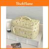 Floral Cotton Makeup Bag With Large Capacity For Everyday Use
