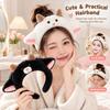 High Skull Top Plush Headband Plush Cartoon Headband Cute Sheep Hair Hoop  Skincare Use