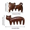 Animal Shaped Body Meridian Massage Comb Sandalwood Meridian Combs  Health Care