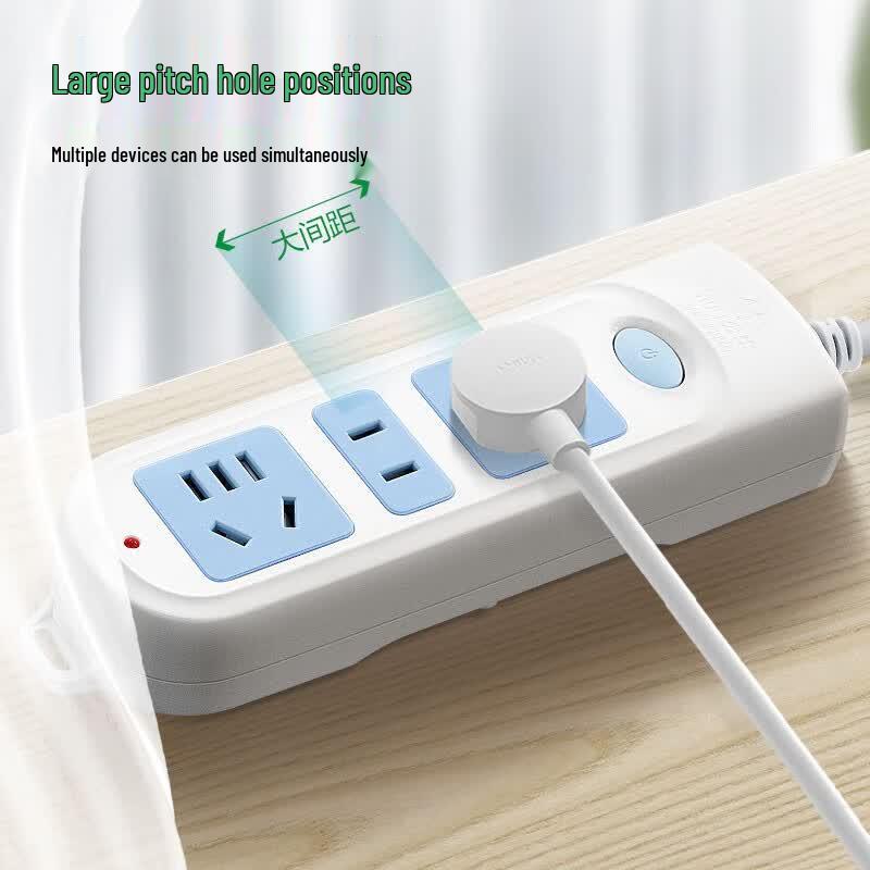 BULL New Standard Power Strip with Safety Protection CN plug (adapter included)