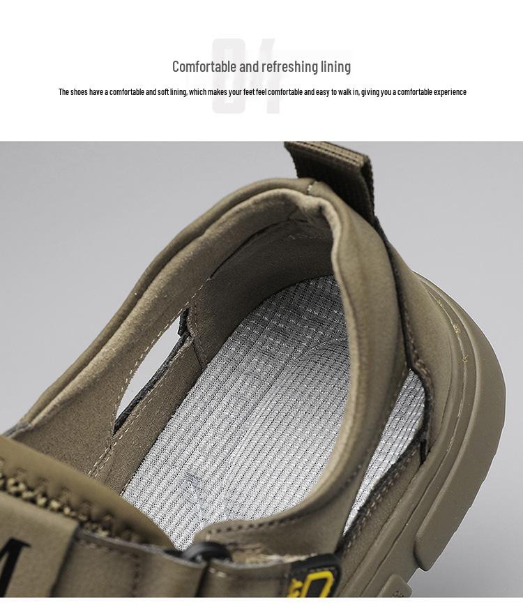 Men's 2025 Summer Closed-Toe Outdoor Water Sports Sandals