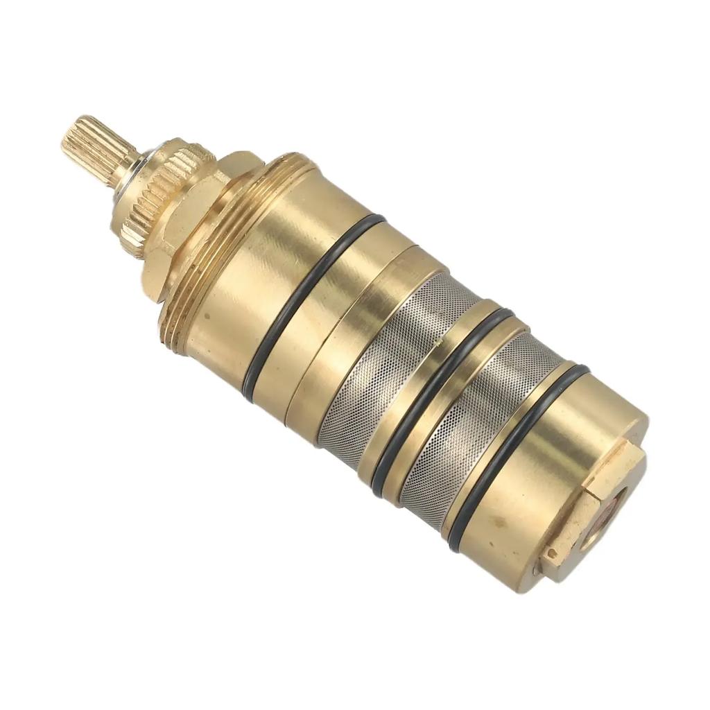 Brass Thermostatic Cartridge Valve Kit for Seamless Integration with Various Shower Systems and Effortless Use