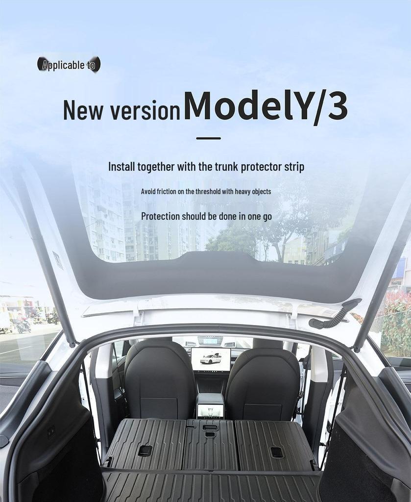 Tesla Model Y/YL/3 TPE Front & Rear Trunk Mats and Accessories