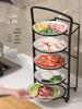 Ivory White 5-Tier Kitchen Prep Organizer Rack