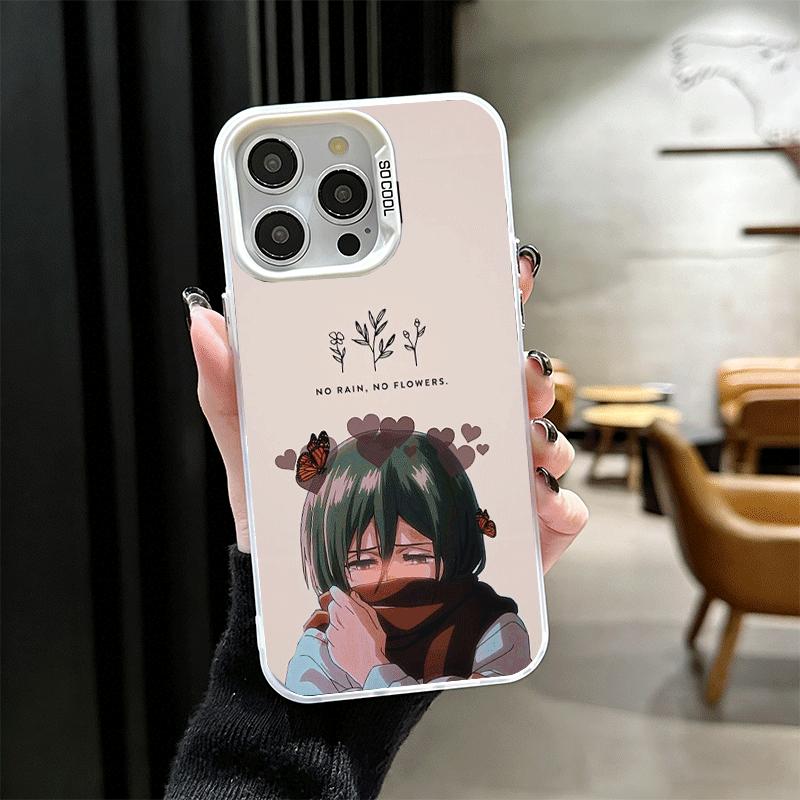 A-Attack On T-Titan Mikasa Shockproof Phone Case for iPhone 17 Air 16 16E 15 Pro Max 14 Plus 13 Mini 12 Back Cover Anti Fall Fun