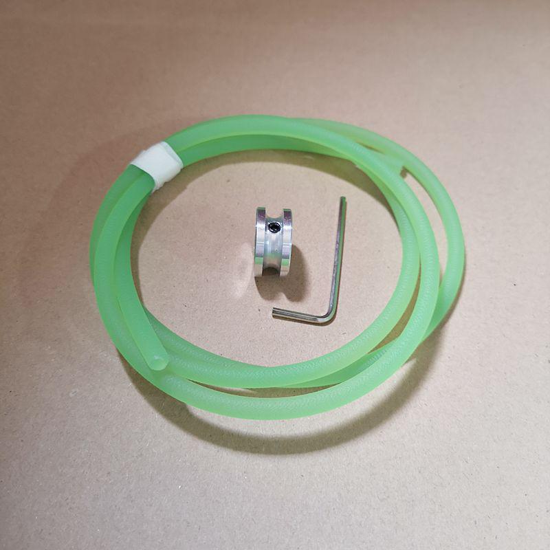 Aluminum Alloy Single Groove Pulley for Lathe Non-Powered Spindle Wheel Motor Model (PU Round U Groove Pulley)