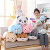 20cm Lovely Animal Sweet Dinosaur Pig Cat Bear Plush Toy Soft Cartoon Panda Hamster Elephant Deer Stuffed Doll Baby Pillow Gift