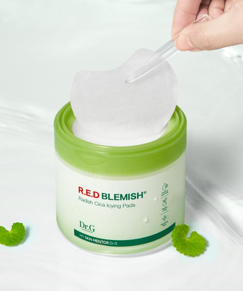 Dr.G Red Blemish Turnip Cica Icing Pad 60ea