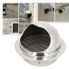 Built-in Mesh Exhaust Air Vent Cover 304 Stainless Steel Dryer Vent Hood Wall Vent Grille Bathroom