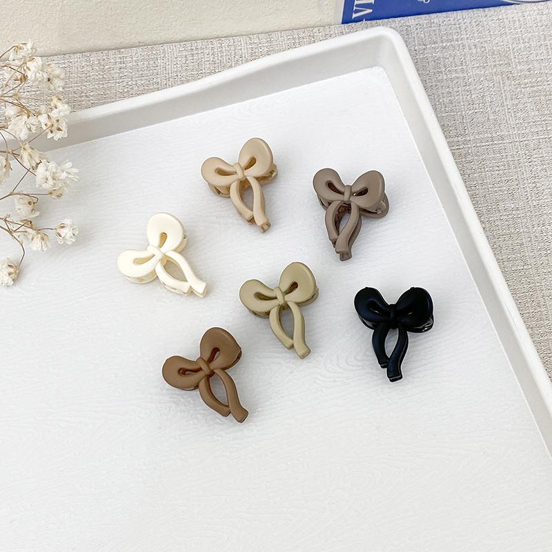 

Новая маленькая заколка для волос с градиентным бантом конфетного цвета для женщин, милая мини-изысканная красочная заколка-краб, аксессуары для волос для девочек