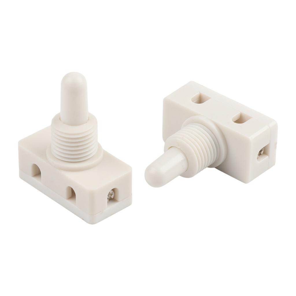 For Bedroom Lamps ABS Material Lamp Switch For DIY Projects 10mm Diameter 10mm Packing Diameter 2A Rated Current