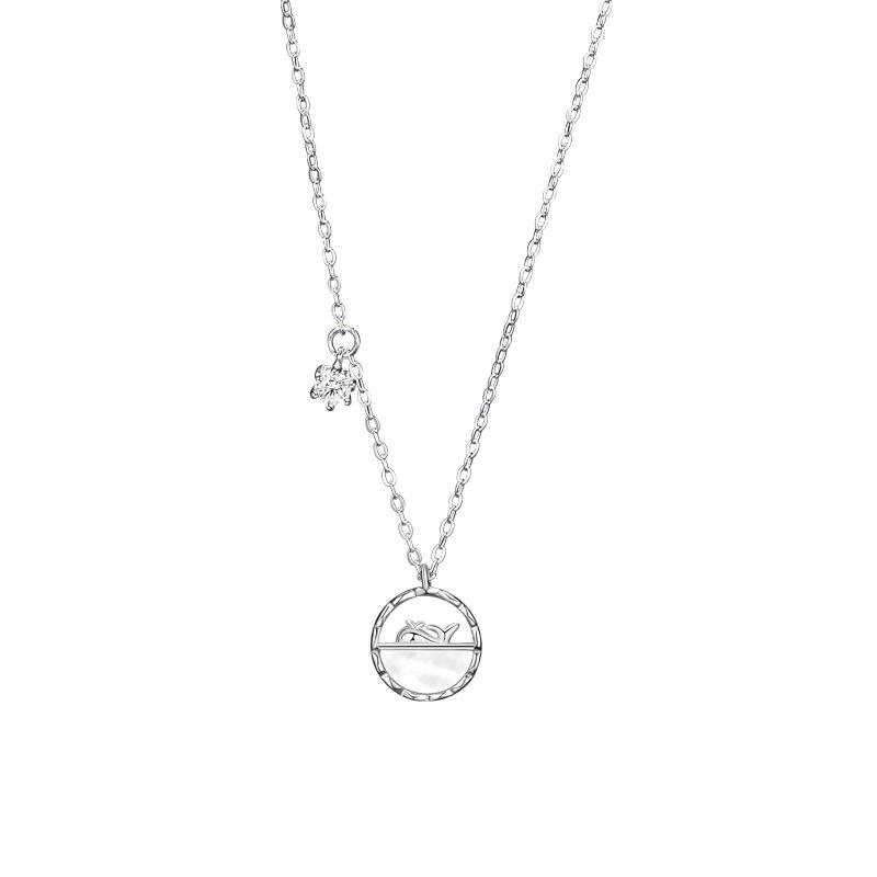 Whale Has Your Necklace, Female Niche High-end Exquisite Whale Whale Fritillary Item, Pendant.