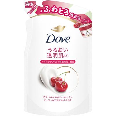 Doppelt Flauschig Weich Waschen Kirsche Aprikose Milch Nachfüllpackung 340 G Unilever Japan