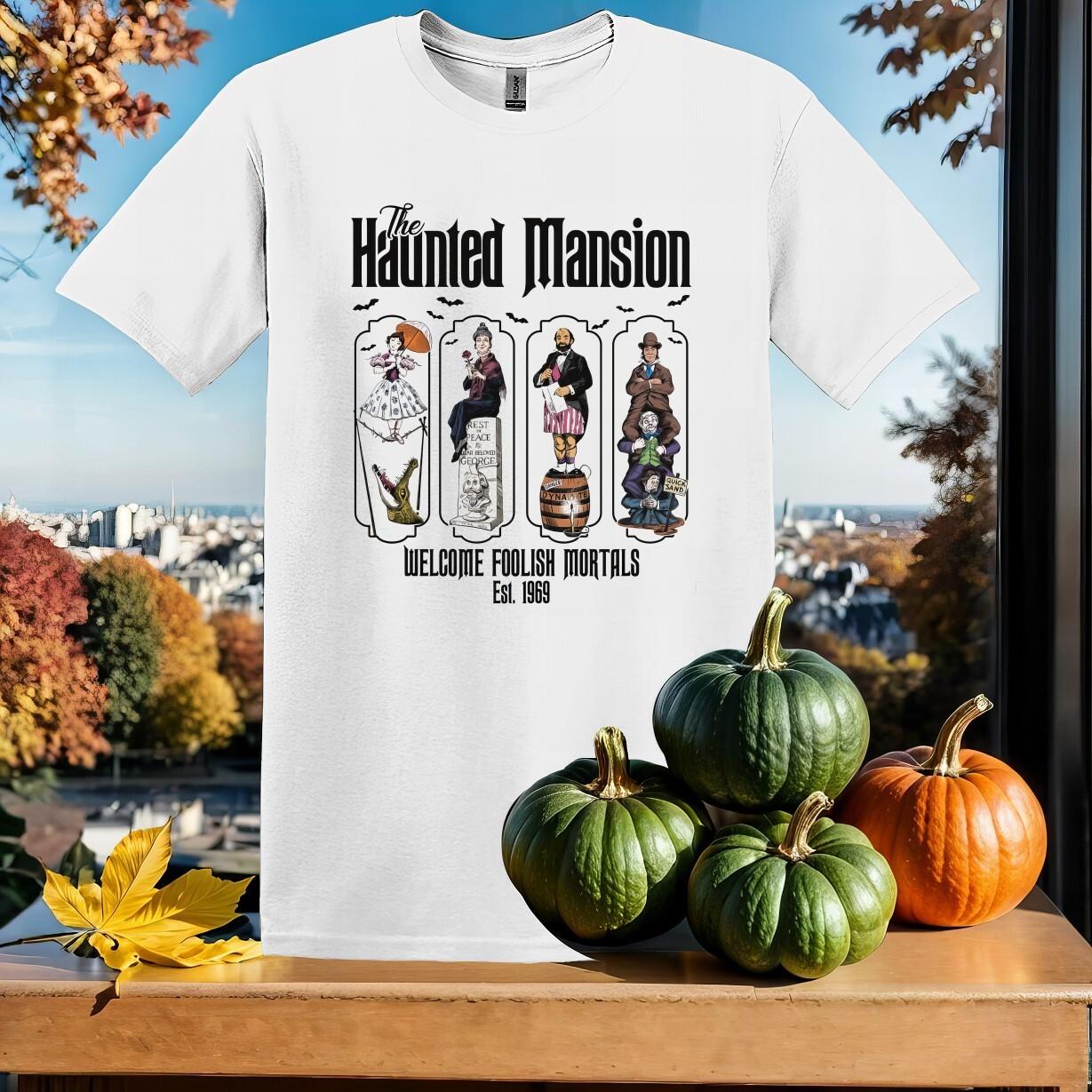 The Haunted Mansion T-Shirt Mens Womens Tees Top Hoodie Men Women Unisex Tshirt SX376 S