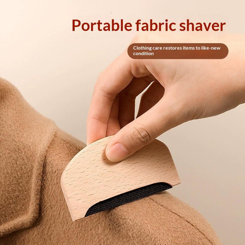 Epilierer aus Holz, Pullover, Kleidung, Rasierer, Stoff, Kleidung, Pullover, Fusselentferner, manuell, tragbarer Fusselschneider aus Holz, Kamm, Rasierer