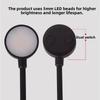 Flexible Gooseneck Design LED Clip on Reading Light Mini Desktop Table Lamp  Bedroom Reading