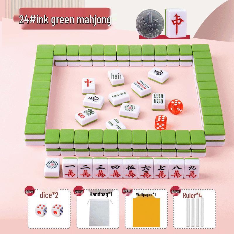 Tragbare Mini-Mahjong-Steine - Kompakt, Niedlich und Ideal für Camping, Wohnheime oder Reisen