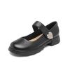 Women's Breathable Summer Low-Cut Leather Shoes, Thick Non-Slip Sole, Versatile Soft Mom Shoes SZ8123