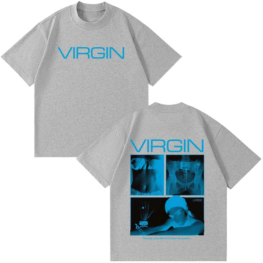 Lorde Ultrasound World Tour 2026 Merch Tshirt Unisex Women Fashion Tshirt Summer Short Sleeve Cotton Loose Casual Hiphop Tshirts