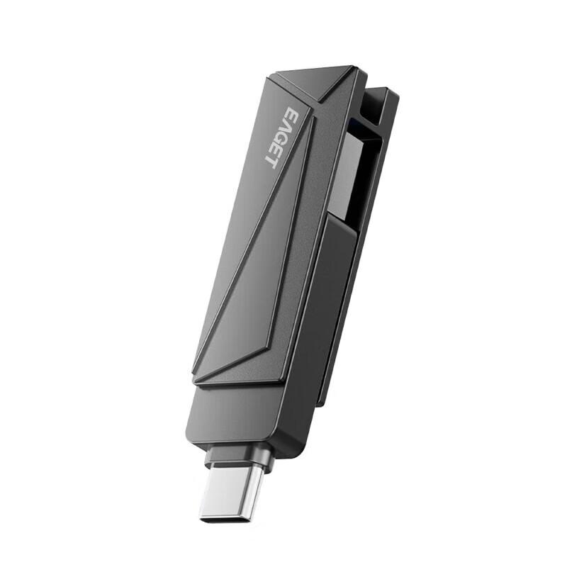 EAGET CF68 Type-C USB 3.2 Dual-Interface Rotatable Metal USB Drive