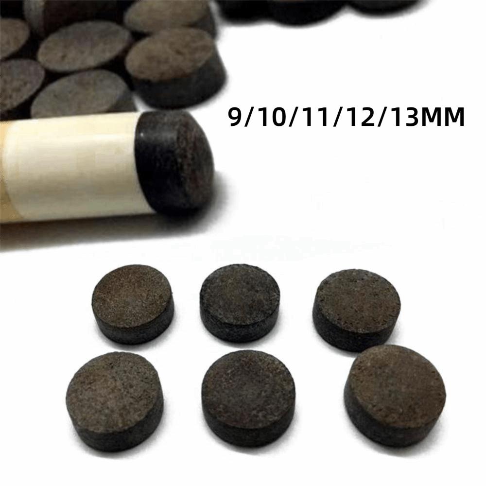 Anti-slip Pool Cue Tips Cowhide Leather Cue Tips New Pool Cue Accessories Nine Cue