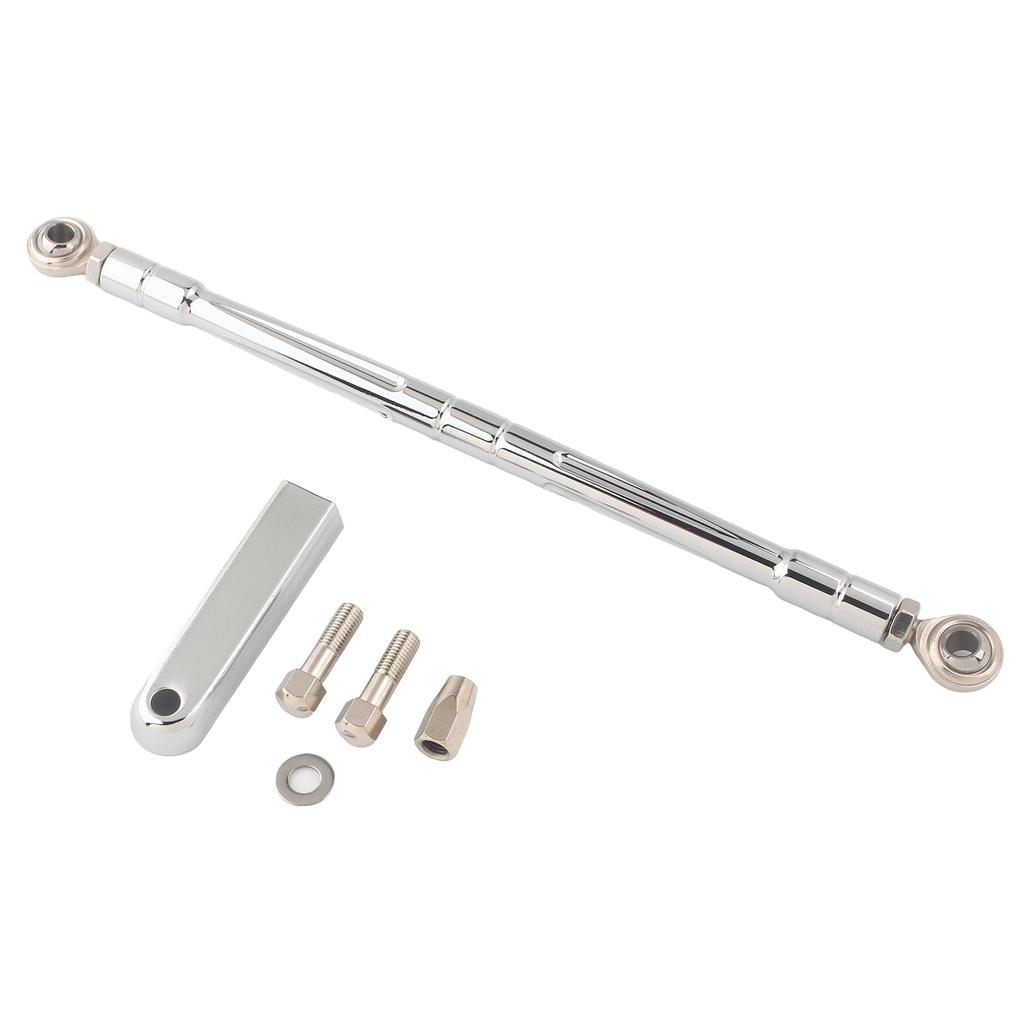 Motorcycle CNC CUT Shift Linkage Shifter Link Round Rod For Harley Softail Fat Boy Breakout Touring Street Electra Road Glide