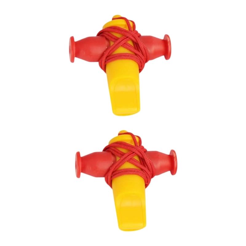 

Polished Carnival Whistle Orff Instrument Neck Strap Design Plastic Texture Perfect for Music Enthusiasts and Dancers червоний/чорний