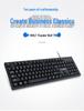 Teclado USB con Cable T-WOLF T15 para Oficina, Portátil y Escritorio