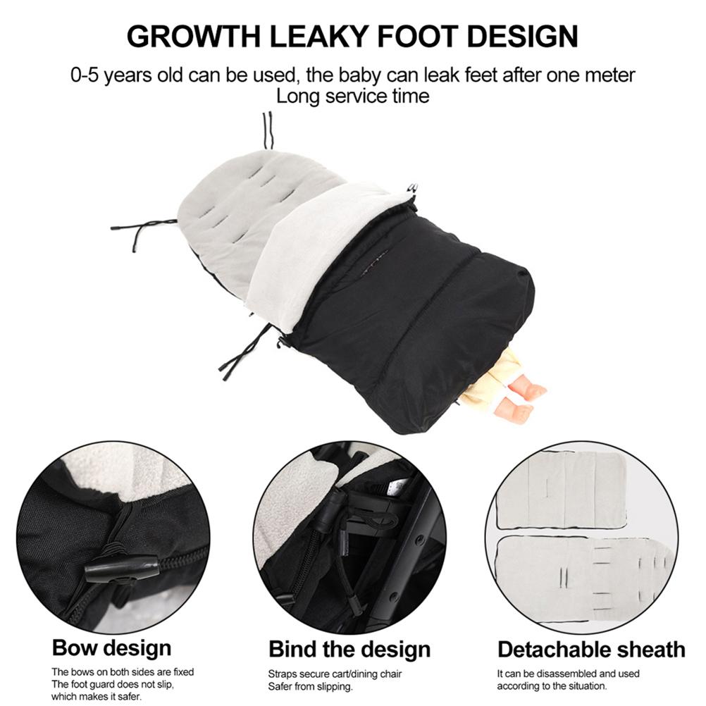 Bebek Arabası Uyku Tulumu Evrensel Bebek Arabası Ayak Örtüsü Rüzgar Geçirmez Su Geçirmez Kış Outdoor Bebek Arabası Battaniyesi için