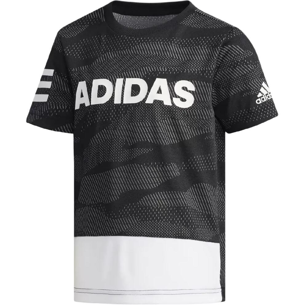 Adidas T Shirt Black Children Aged 3 7 Years Old DW4091 116