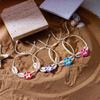 Handmade Soft Clay Flower Shell Braided Bracelet – Fashionable and Versatile