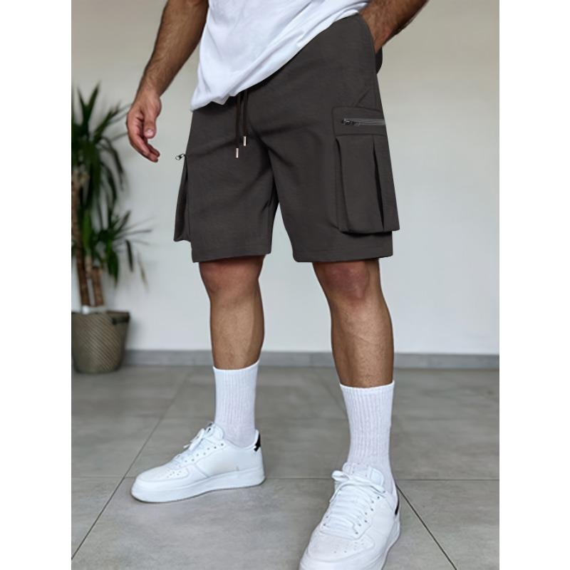 Men S Summer Multi Pocket Cargo Shorts Loose Fit Casual Shorts S