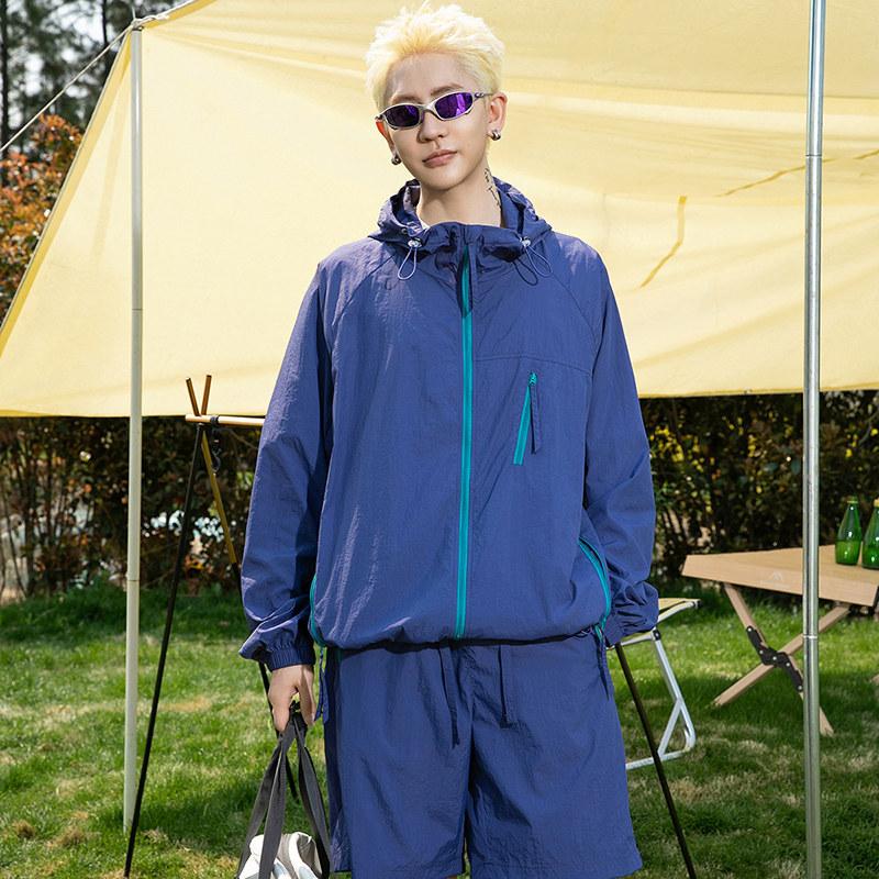 Ice Silk Nylon Sun Protection Clothes Thin Ultraviolet Hooded Sun Protection Clothes Outdoor Fishing Skin Clothes