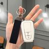 2/3/4 Buttons Auto Shell Fob Keychain Tpu Car Key Case Cover For Toyota Land Cruiser Prado Camry Chr Corolla Rav4 Avalon Prius
