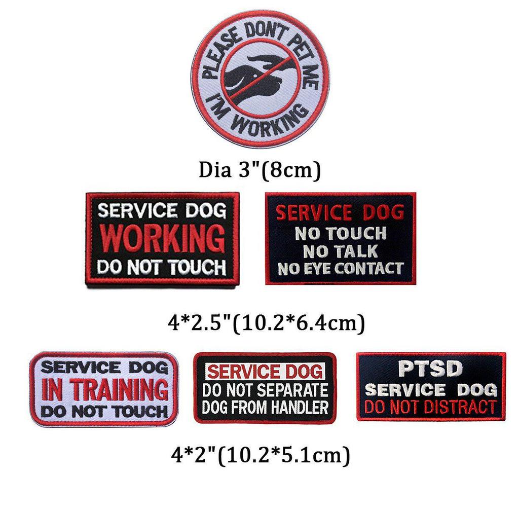 Service Dog Medical Rescue Patch for Clothes, Hats, Bags, and Vests