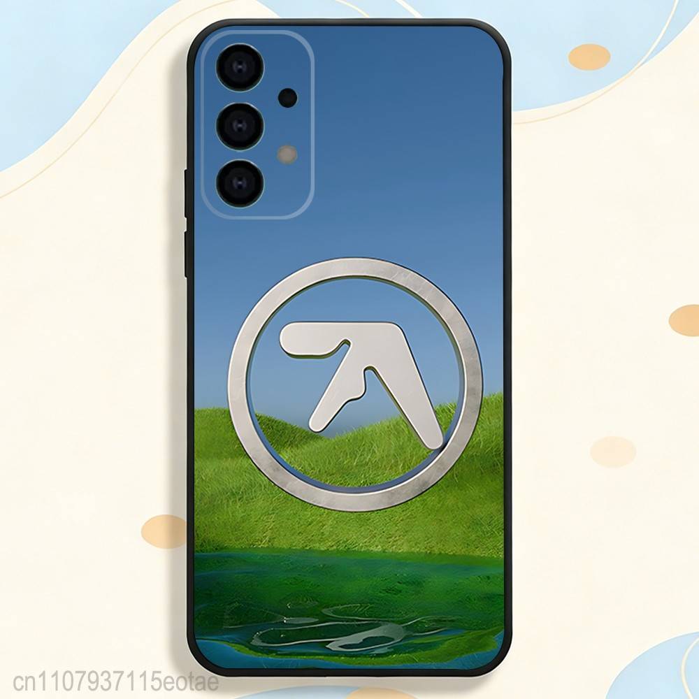 Aphex Twin Logo Art Cool Phone Case For Samsung S25,S26,S24,S21,S22,S23,S30,Ultra,S20,Plus,Fe,Lite,5G Black Cover