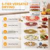 Transparent Trays Food Dehydrator Machine Stackable Trays Electric Dehydrating Machine  Dog Treats