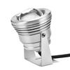 12V 10W RGB Wodoodporna lampa LED do akwarium, basenu, ogrodu, podwodnego, srebrna