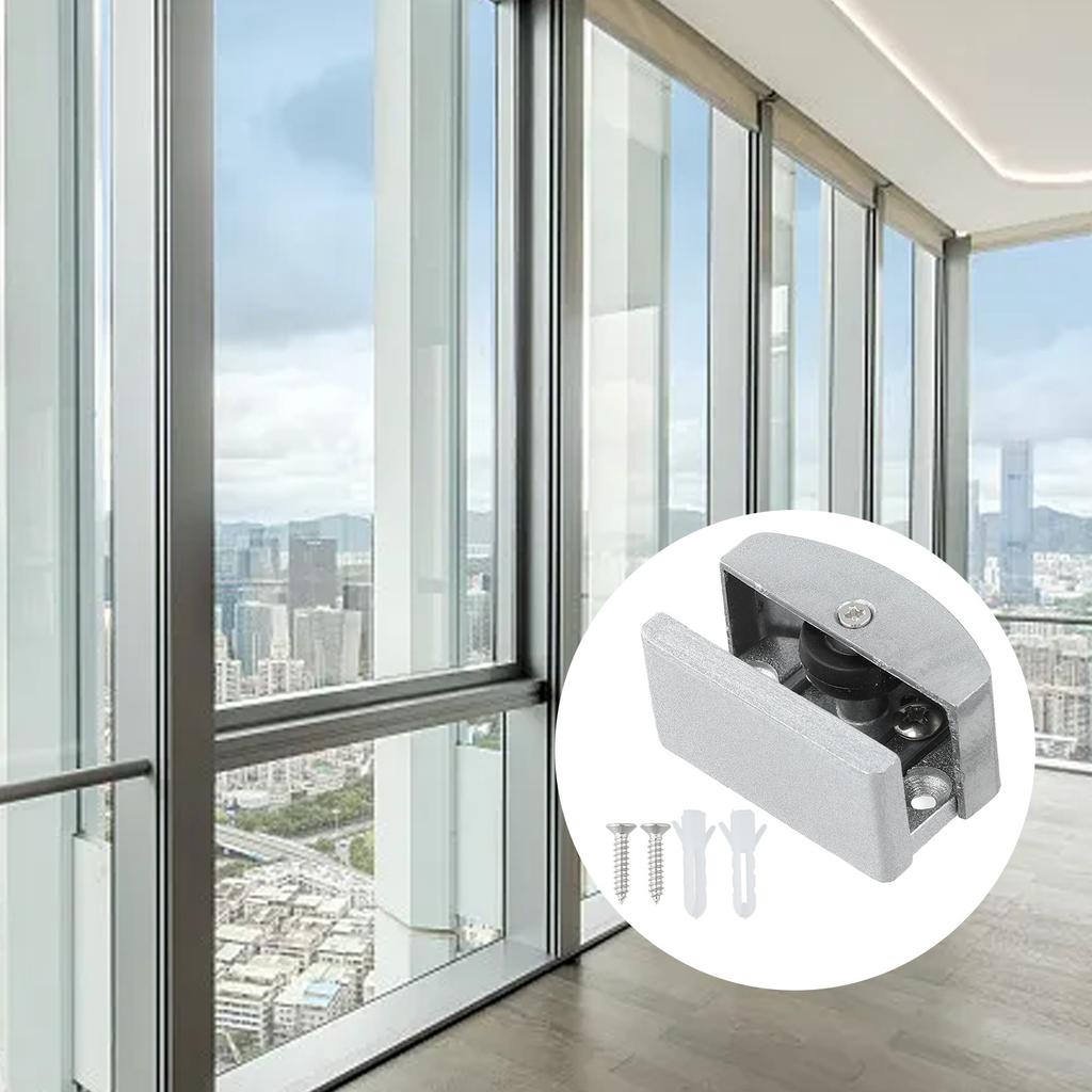 Verstellbare Bodenführung Bodenlaufschiene Sanfter Türlauf Vielseitige Kompatibilität Für Glastüren Ausrichtung auf unebenen Böden