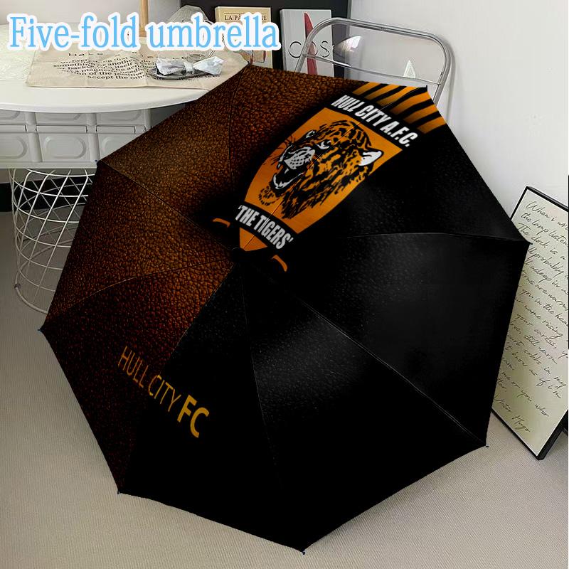 Strength And Courage Hull Mini Five-Fold Lightweight Umbrella, Eight-Bone Frame, for Home Travel and Outdoor Use in Any Season Fan Gifts