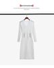 Elegant Slimming V-Neck Wool Knit Dress - French Retro Style