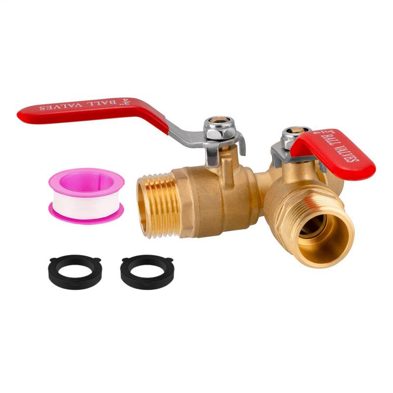 

Garden Hose Splitter 2 Way Heavy Duty Hose Connector Tap Splitter With Valves Brass Irrigation Faucet For Outdoor Greenhouse RV China Mainland