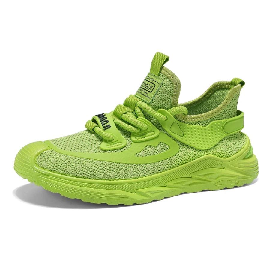 Men's Casual Sports Shoes with Woven Mesh, Breathable and Anti-slip Spring New Style of Youth Walking Loafers Training Shoes2025