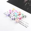 100pc Mixed English Letter Bead Cube Alphabet Beads Jewelry Findings Acrylic Bead for Jewelry Making