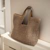 Travel Vintage Style Straw Shoulder Bag Bohemian Handmade Woven Tote Bag Casual Eco-Friendly Shopping Bag Vacation